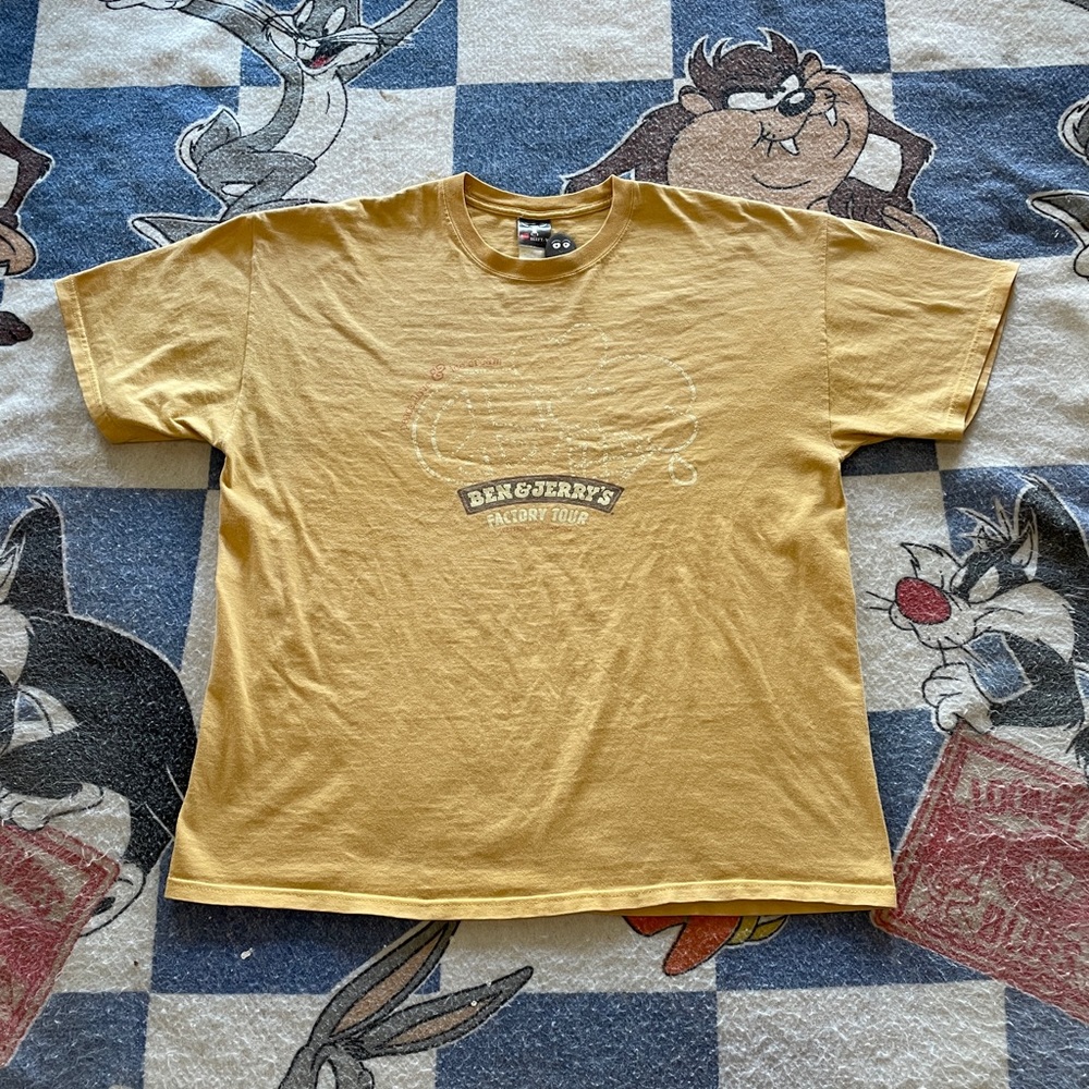 Vintage Ben and Jerry’s factory tour tee